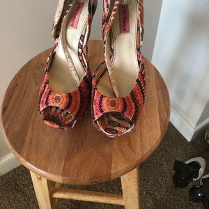 Betsy Johnson Stiletto Heels Size 8